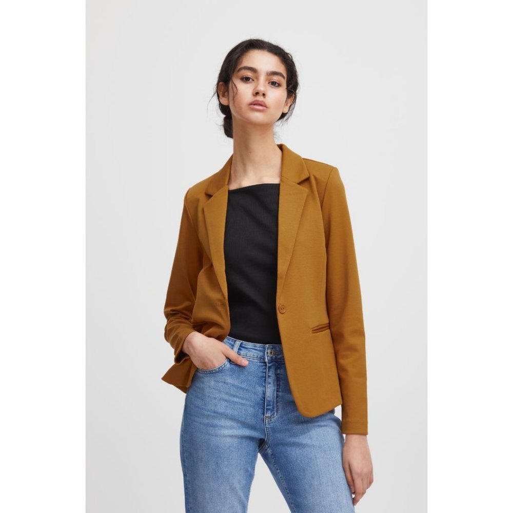 NWT ICHI KATE Cathay Spice Blazer - Picture 5 of 9